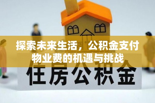 琼山探索未来生活，公积金支付物业费的机遇与挑战