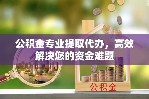 琼山公积金专业提取代办，高效解决您的资金难题