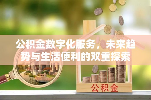琼山公积金数字化服务，未来趋势与生活便利的双重探索